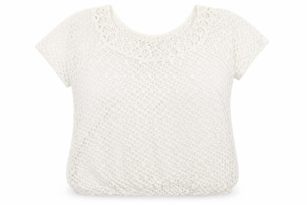 Preworn Womens White   Basic T-Shirt Size L