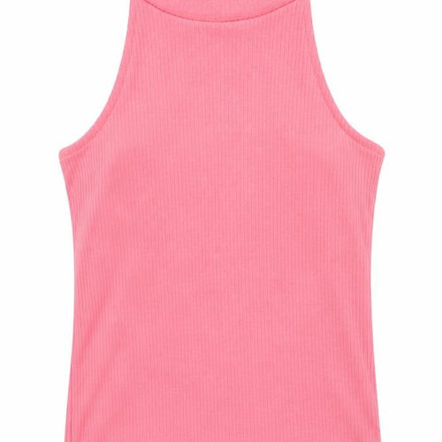 Pink Woman Womens Pink   Basic Tank Size S