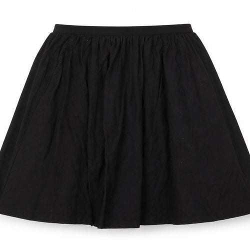 ASOS Womens Black  Jersey Flare Skirt Size 6