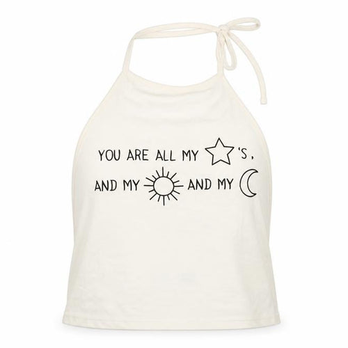 Boohoo Womens Beige   Cropped Blouse Size 10  - You are all my stars, and my sun and my moon