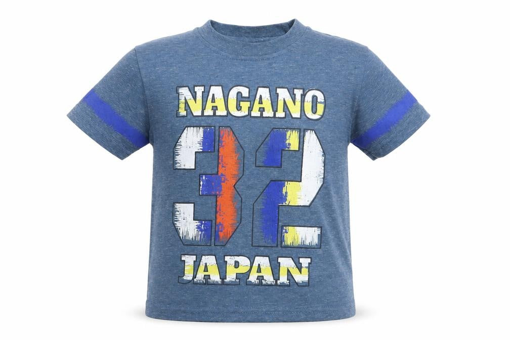Preworn Boys Blue   Basic T-Shirt Size 4 Years  - nagano 32 japan