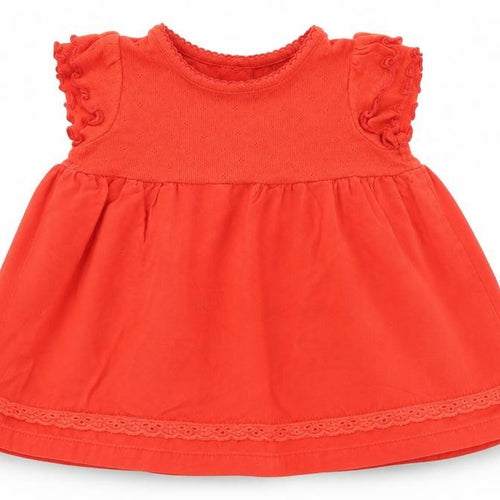 NEXT Girls Orange   Fit & Flare  Size 3-6 Months