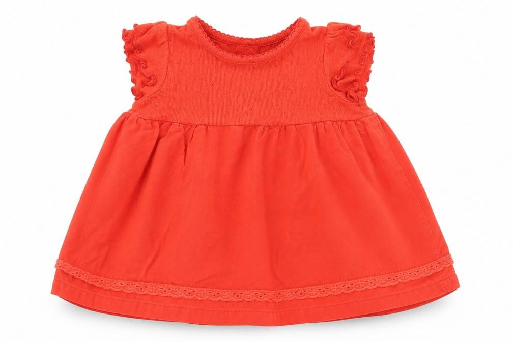 NEXT Girls Orange   Fit & Flare  Size 3-6 Months