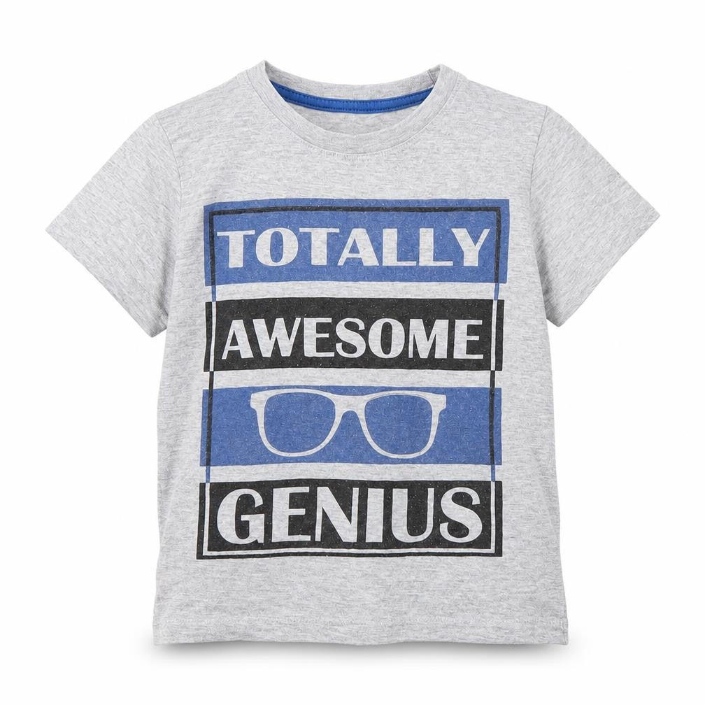 Preworn Boys Grey   Basic T-Shirt Size 4-5 Years