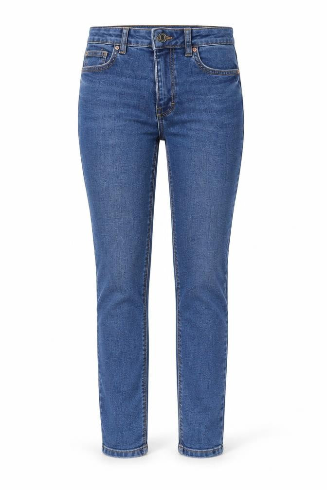 DenimCo Womens Blue   Straight Jeans Size 8 L28 in