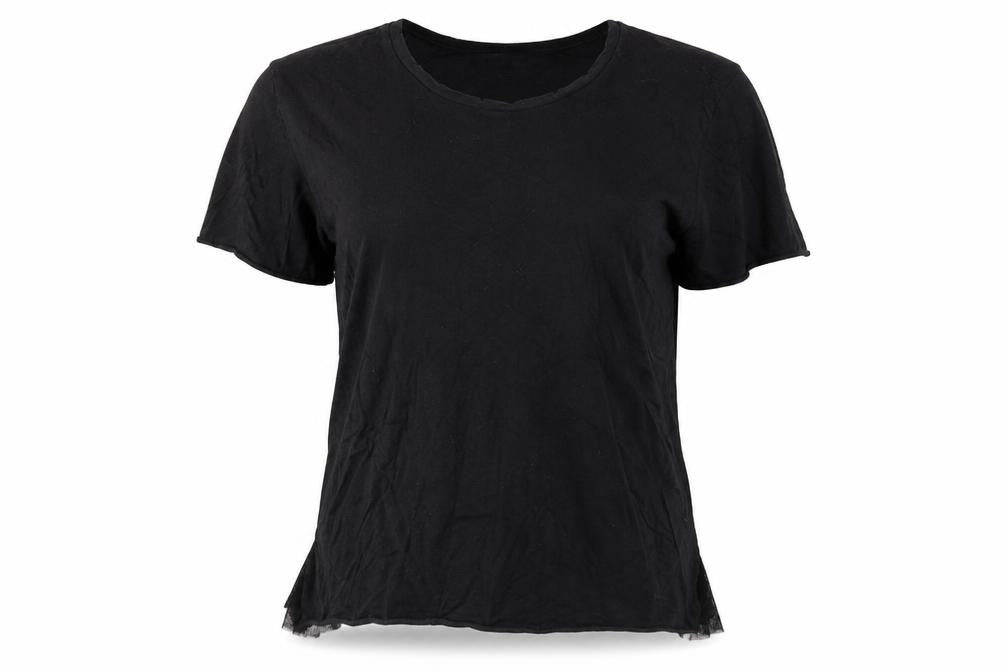 Topshop Womens Black   Basic T-Shirt Size 6