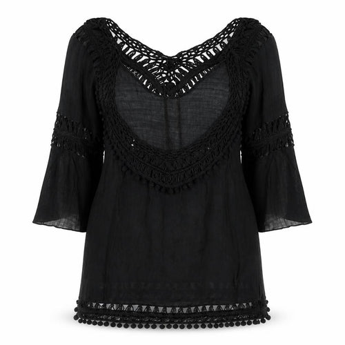 F&F Womens Black   Basic Blouse Size S