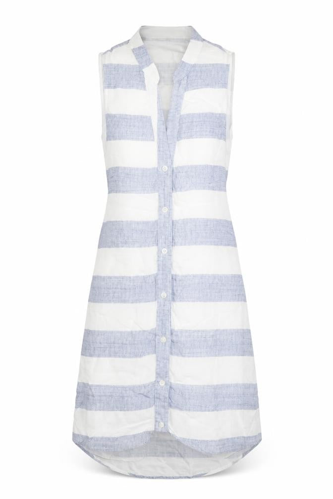 Rosebullet Womens Blue Striped  A-Line  Size 6