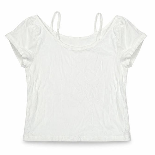 VERO MODA Womens White   Basic T-Shirt Size S