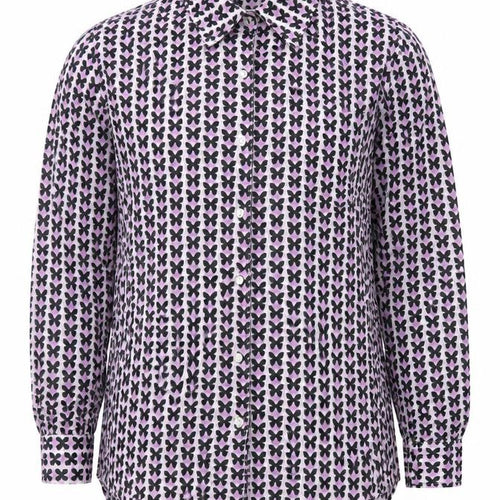 Gap Mens Purple Animal Print   Button-Up Size XS