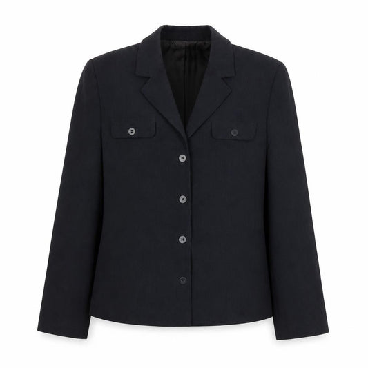 Front view of Next women’s blue jacket suit jacket, size UK 12