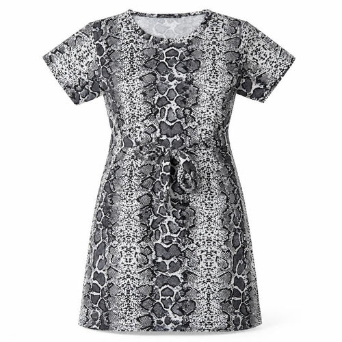 pretty little thing Womens White Animal Print  Mini  Size 8