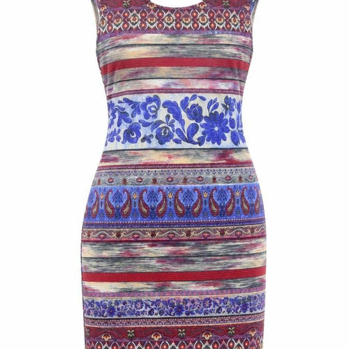 Kiah Womens Multicoloured Floral  Bodycon  Size 12