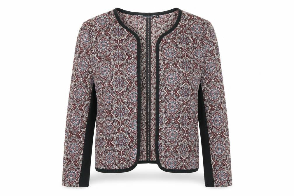 New Look Womens Multicoloured Geometric  Jacket  Size 14