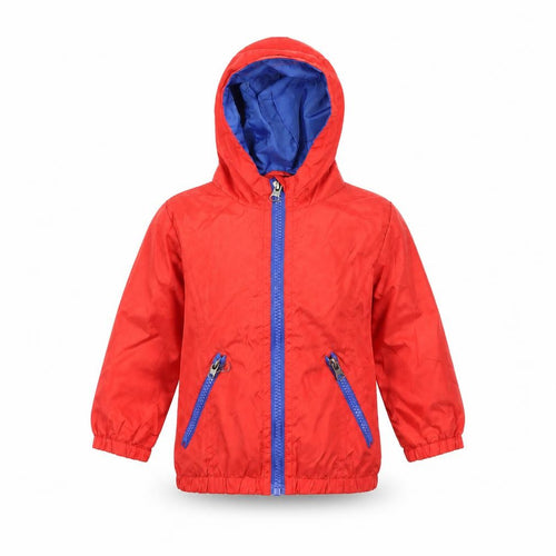 tricky tracks Boys Red   Basic Coat Coat Size 12 Months