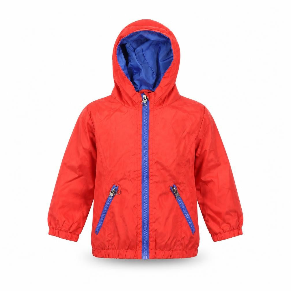 tricky tracks Boys Red   Basic Coat Coat Size 12 Months