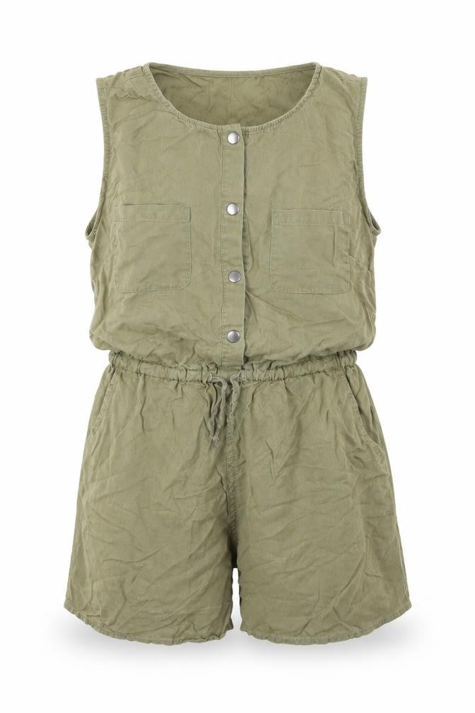 Candy Couture Girls Green   Shorts One-Piece Size 13 Years