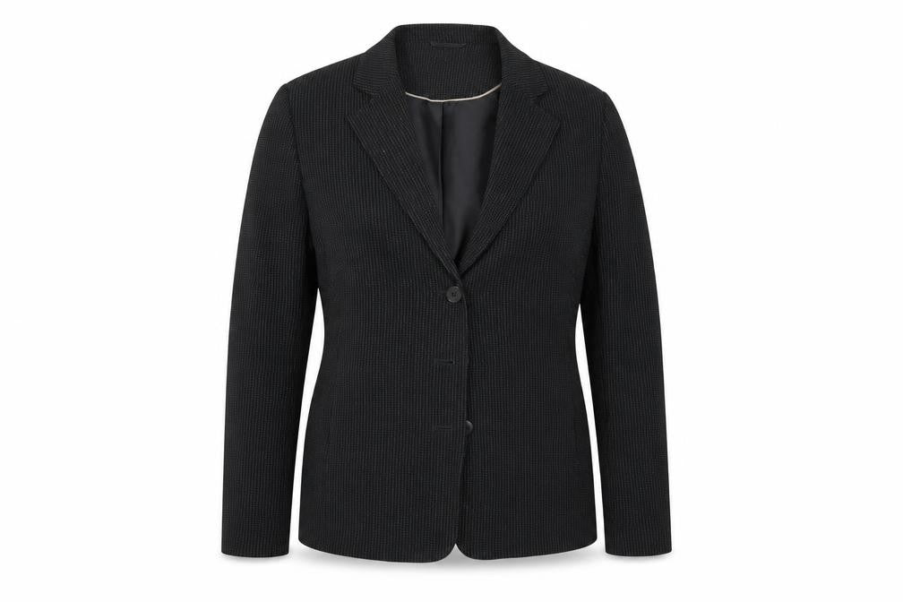 Next Womens Grey Striped  Jacket  Size 16
