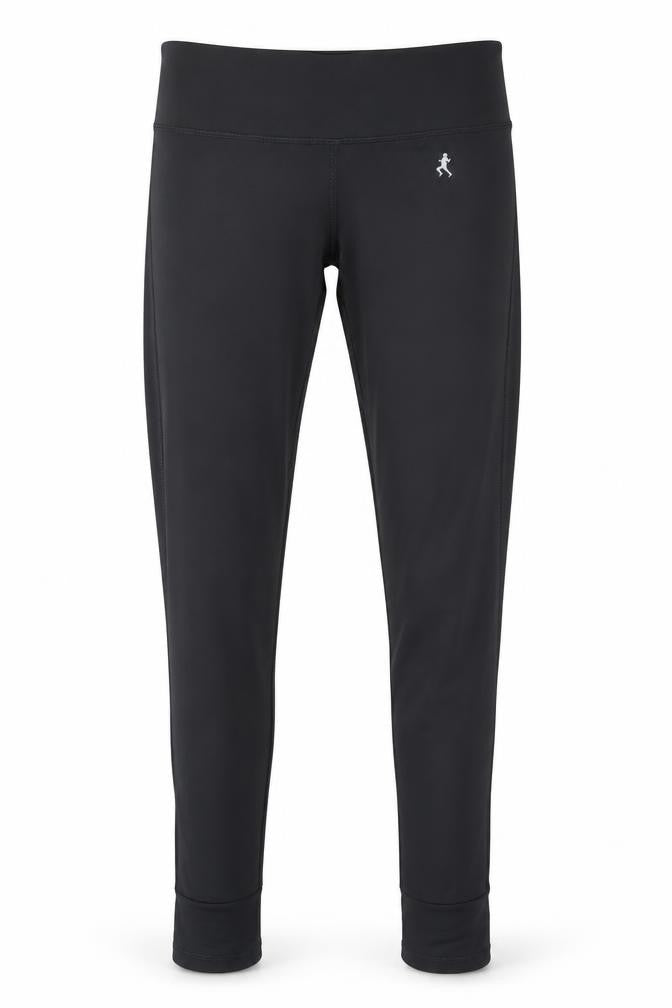 Front view of Atmosphere women’s black capri leggings, size UK 6, 30-inch leg