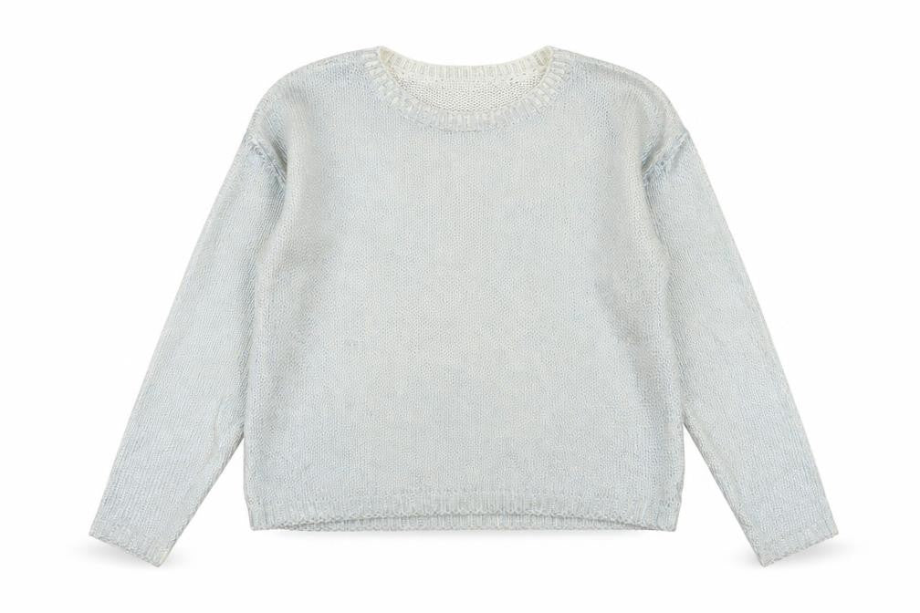 H&M Girls Blue  Knit Pullover Jumper Size 11-12 Years