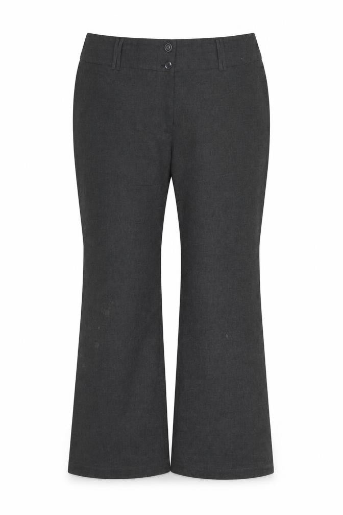 Papaya Womens Grey   Trousers  Size 24 L31 in