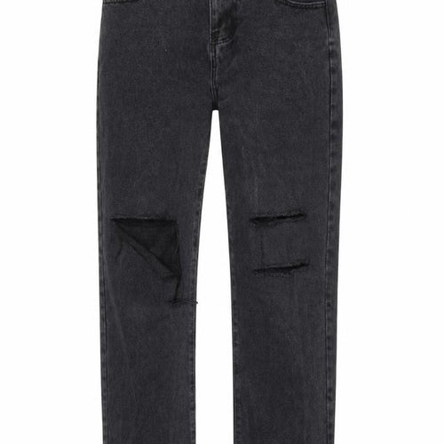 SheIn Womens Black  Denim Straight Jeans Size XS L30 in