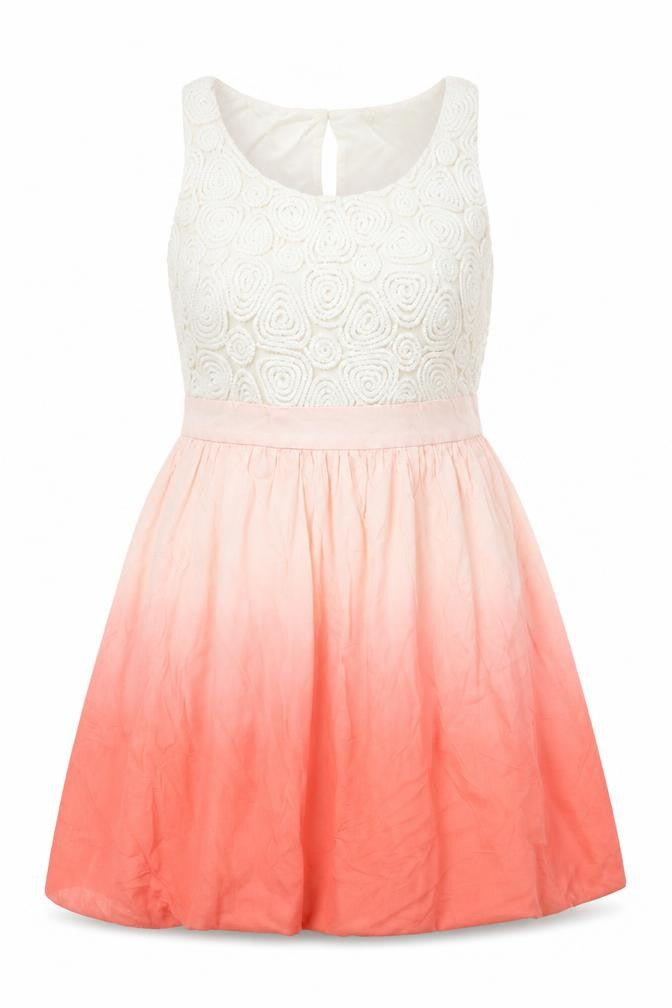 Blue Vanilla Womens Pink   Skater Dress  Size 8