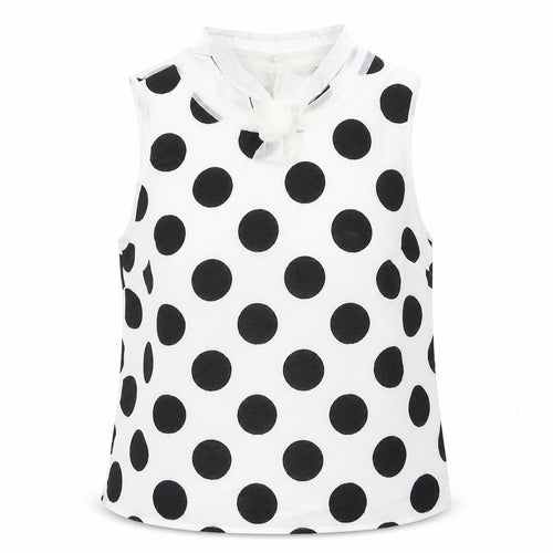 Coast Womens White Polka Dot  Basic Blouse Size 10