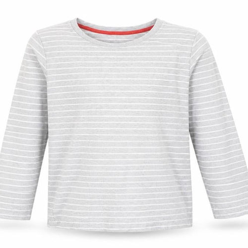 Matalan Boys Grey Striped  Basic T-Shirt Size 3 Years