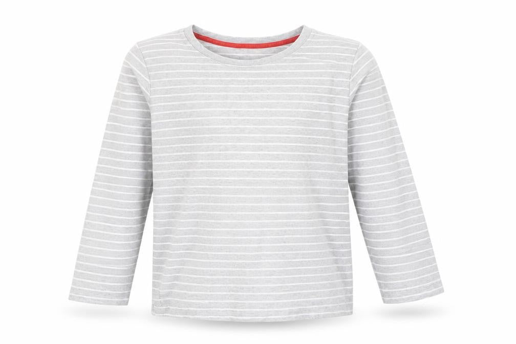 Matalan Boys Grey Striped  Basic T-Shirt Size 3 Years