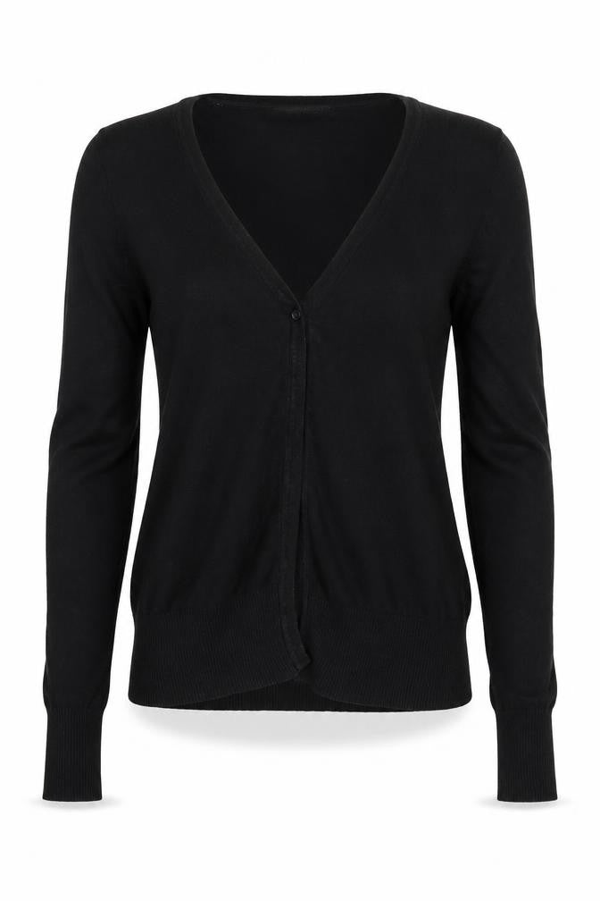 Sutherland Womens Black   Cardigan Jumper Size S