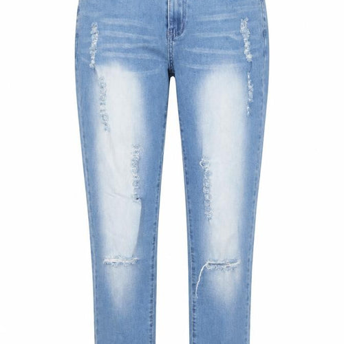 Tendency Womens Blue  Denim Mom Jeans Size L L31 in