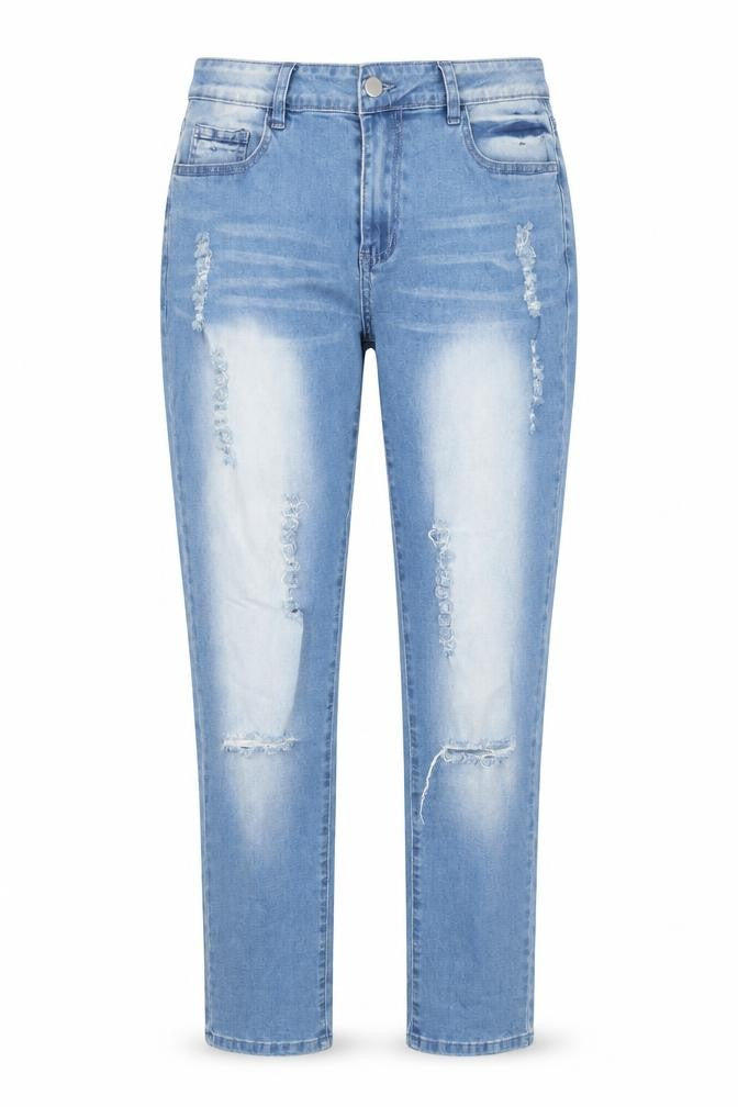 Tendency Womens Blue  Denim Mom Jeans Size L L31 in
