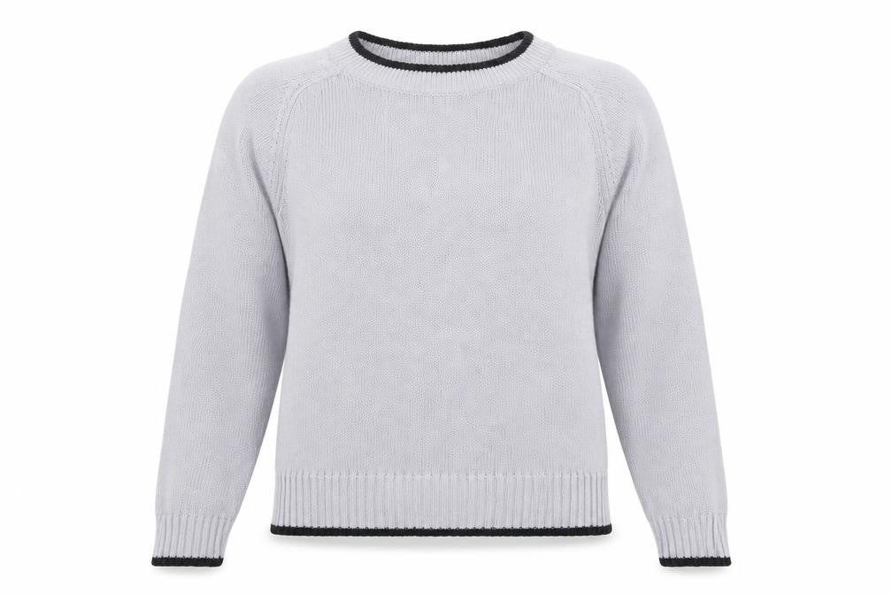 Front view of H&M women’s purple jumper, size S