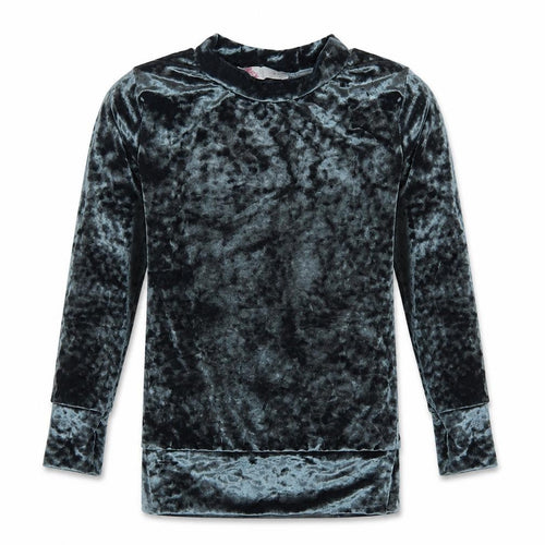 Silk Girls Blue   Pullover Sweatshirt Size 5-6 Years