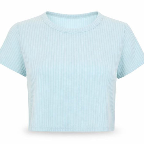 Topshop Womens Blue   Basic T-Shirt Size 10