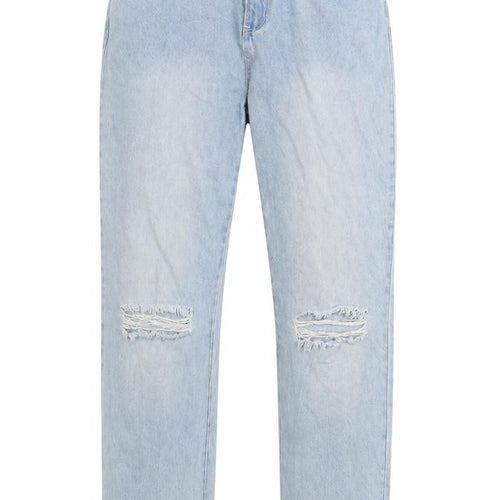 forever denim Womens Blue  Denim Straight Jeans Size 14 L27.5 in