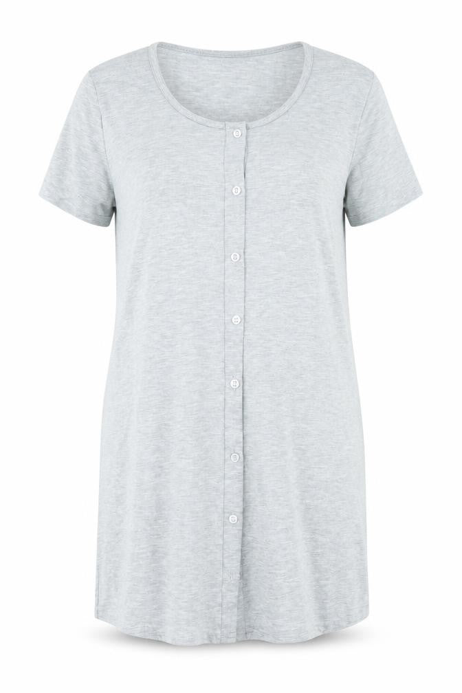 Boohoo Womens Grey   Basic T-Shirt Size 10