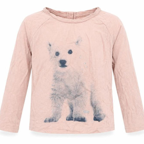 Gap Girls Pink   Basic T-Shirt Size 3 Years  - bear
