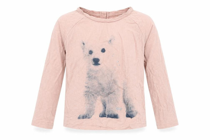 Gap Girls Pink Basic T-Shirt Size 3 Years - bear