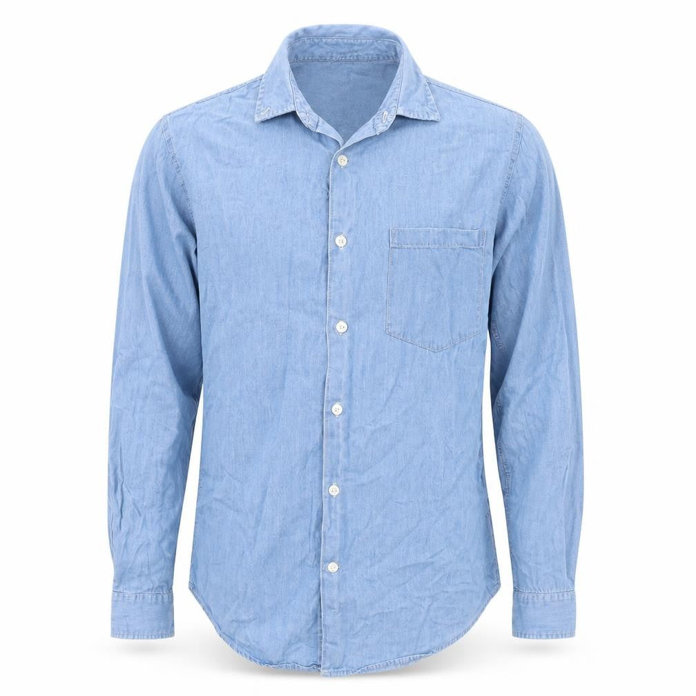 Topman Mens Blue    Button-Up Size S