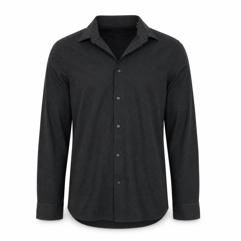 Topman Mens Blue Polka Dot   Dress Shirt Size S