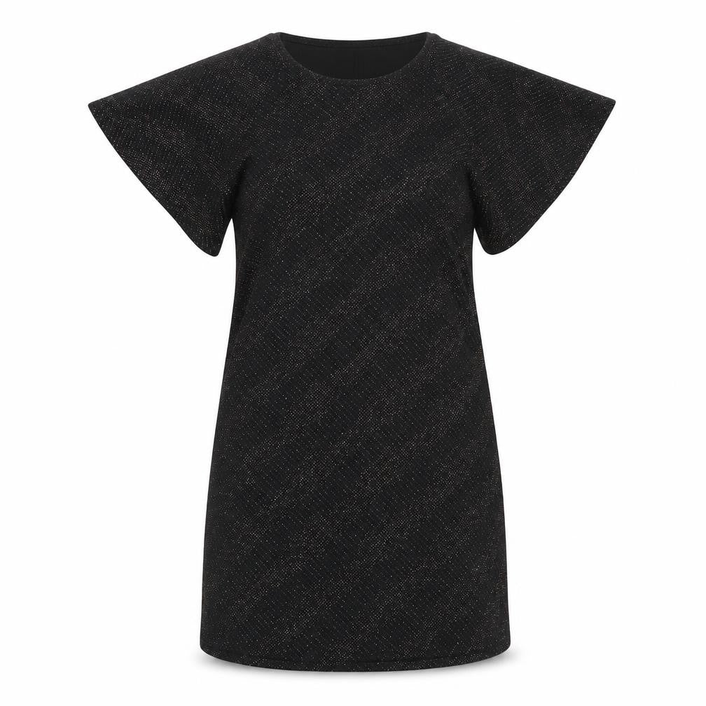 George Womens Black   T-Shirt Dress  Size 8