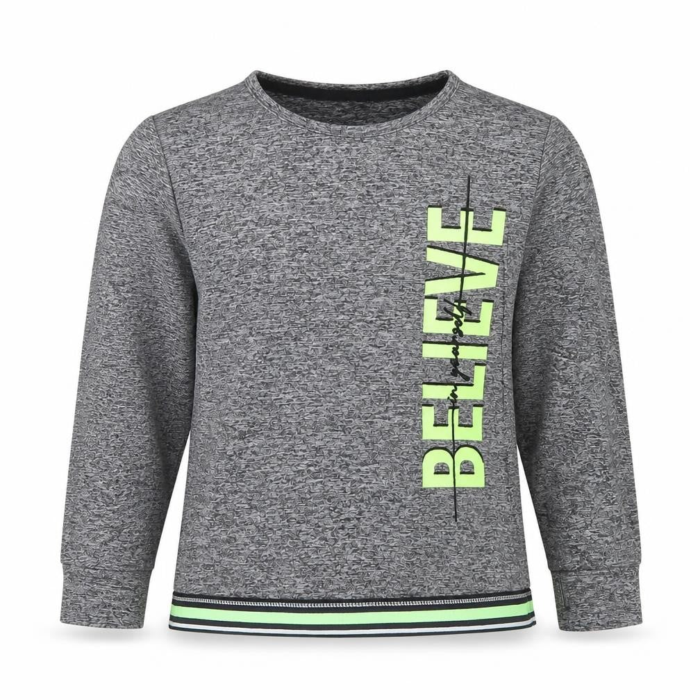 George Boys Grey Striped  Pullover Sweatshirt Size 8-9 Years  - believe