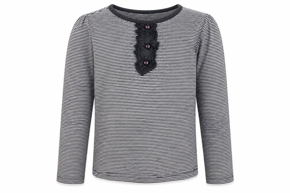 girl2girl Girls Black Striped  Basic Casual Size 4-5 Years