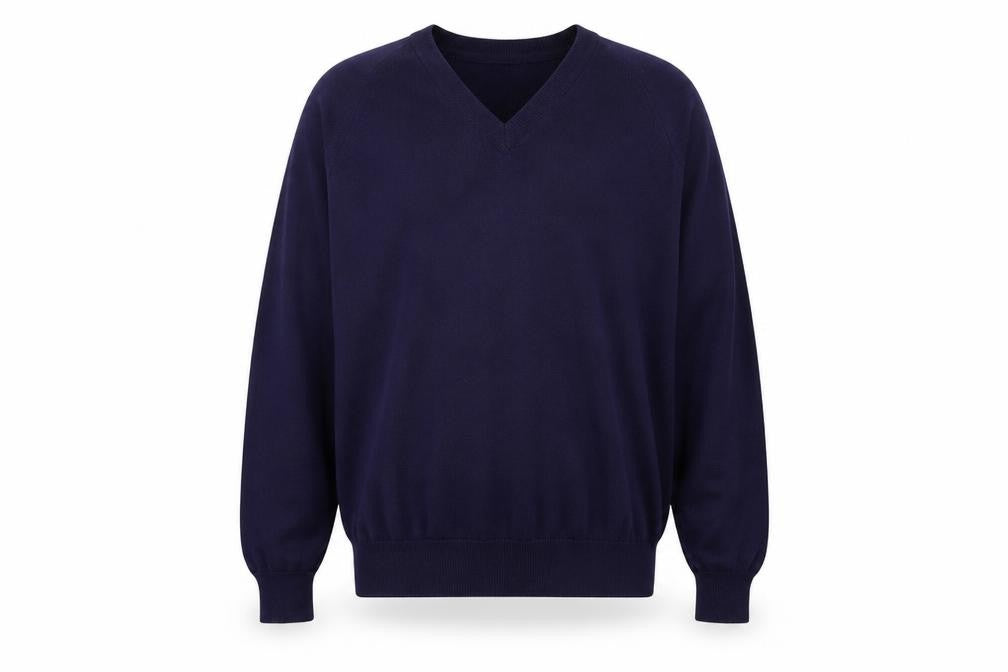 Classics Mens Blue  Knit Pullover Jumper Size XL