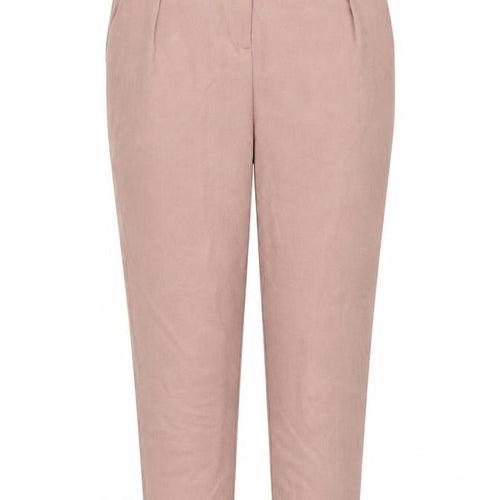 Topshop Womens Pink   Cropped Trousers Size 8 L24 in