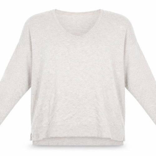 Jumper Womens Beige  Knit Pullover Jumper Size 16