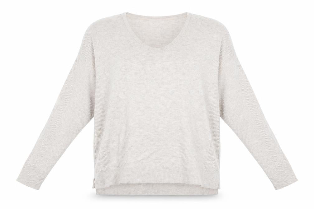 Jumper Womens Beige  Knit Pullover Jumper Size 16