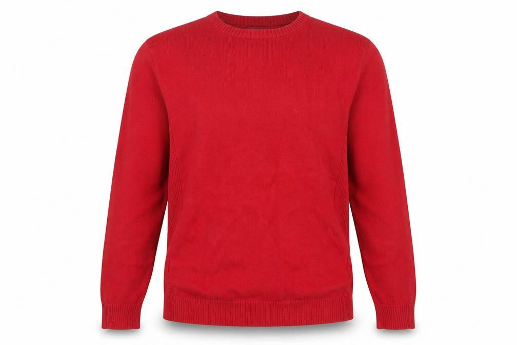 Morley Mens Red  Knit Pullover Jumper Size M